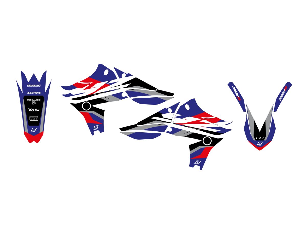 BLACKBIRD RACING GRAPHIC KIT DREAM 5 YZF450 10-13 2240AB