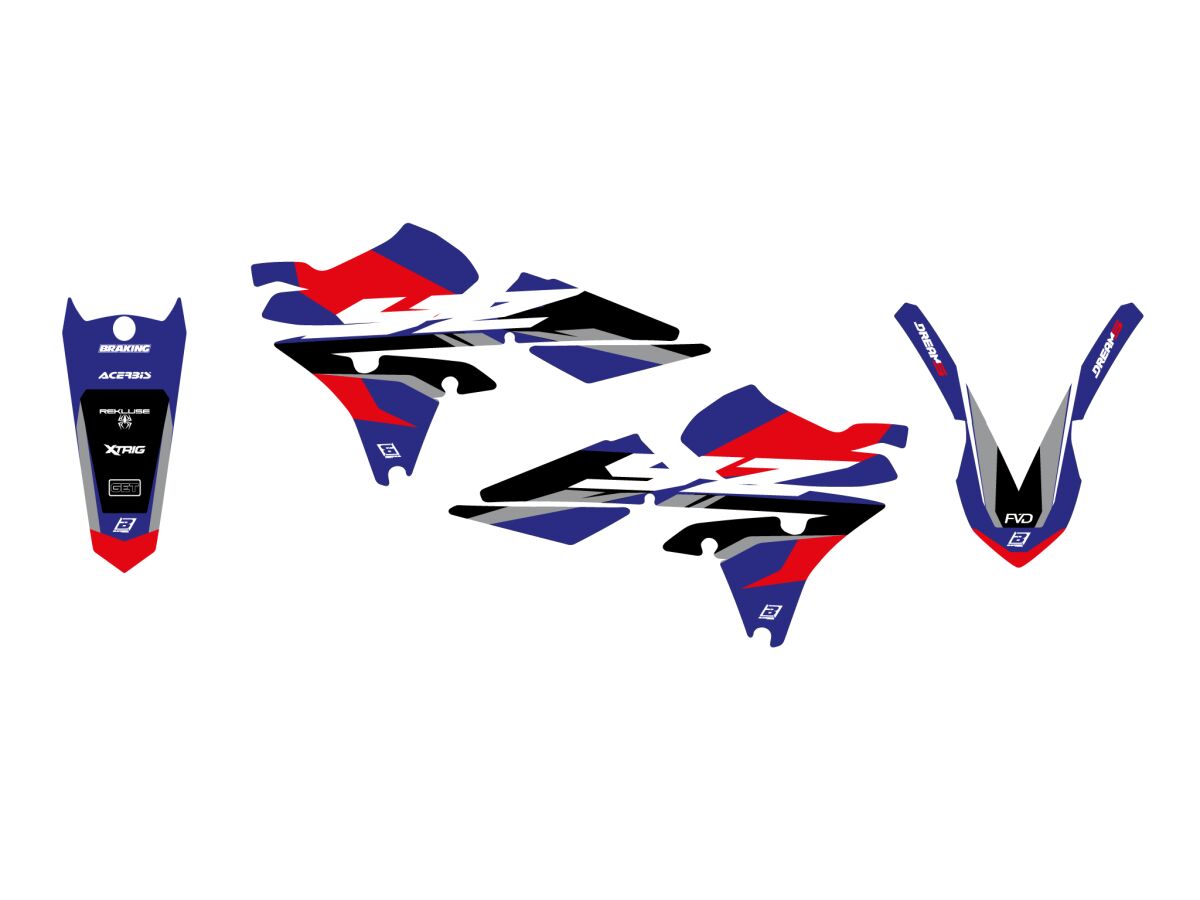 BLACKBIRD RACING GRAPHIC KIT DREAM 5 YZF250 14-18 2243AB