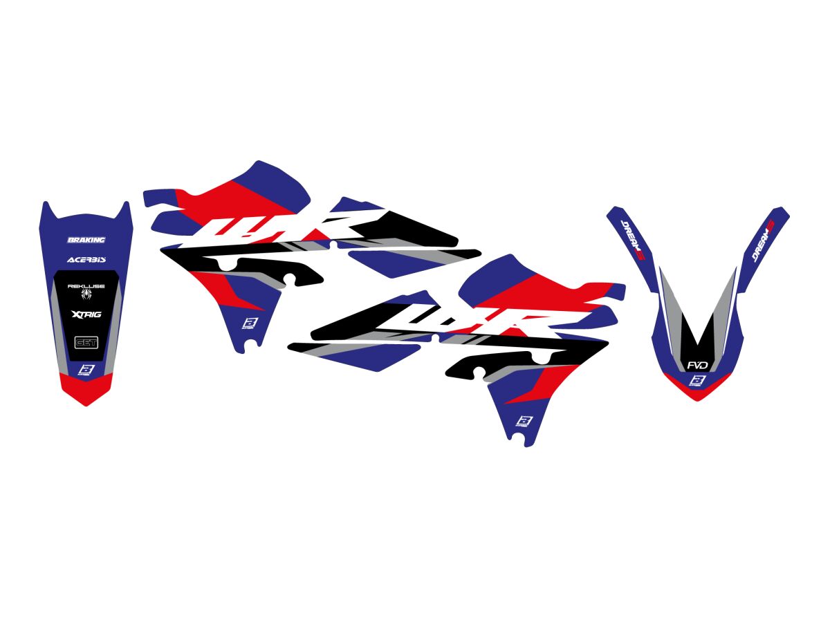 BLACKBIRD RACING GRAPHIC KIT DREAM 5 WRF250 15-19 2246AB
