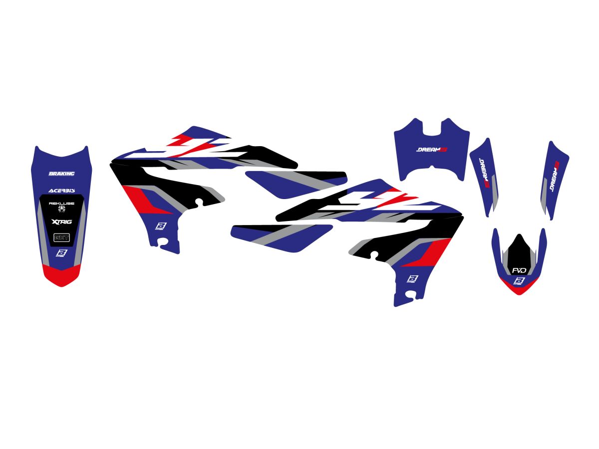 BLACKBIRD RACING GRAPHIC KIT DREAM 5 YZF250 19-22 2247AB