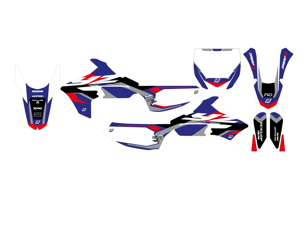 BLACKBIRD RACING GRAPHIC KIT DREAM 5 YZ 65 19- 2248AB