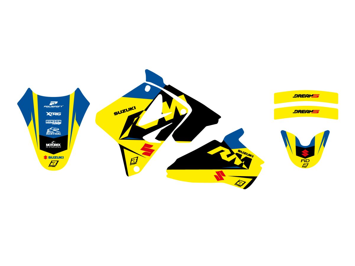 BLACKBIRD RACING GRAPHIC KIT DREAM 5 RM85 2307AB