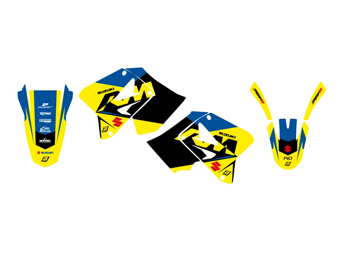 BLACKBIRD RACING GRAPHIC KIT DREAM 5 RM 01- 2318AB