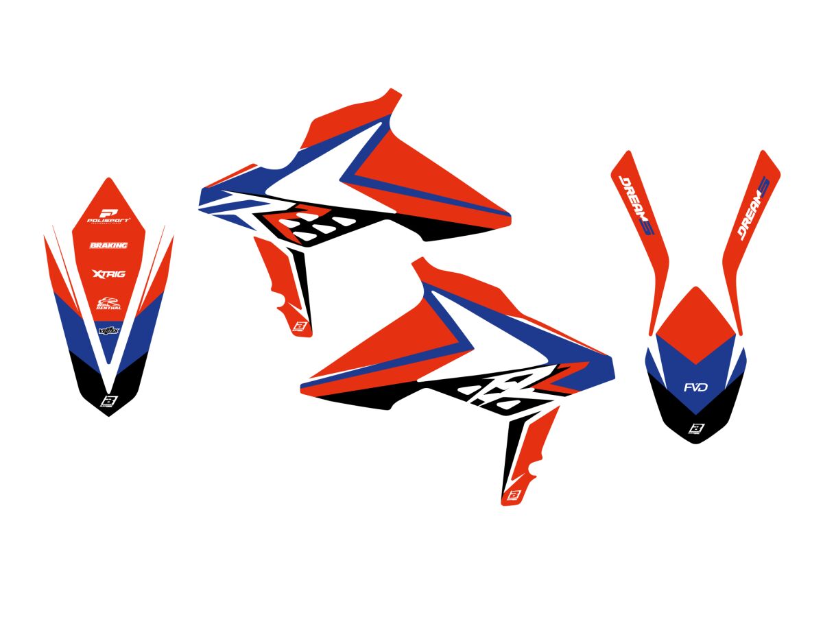 BLACKBIRD RACING GRAPHIC KIT DREAM 5 BETA RR 13-17 2B03AB