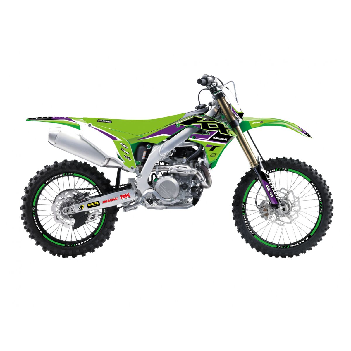BLACKBIRD RACING GRAPHIC KIT DREAM 5 CHROME KX 2425ABCRO