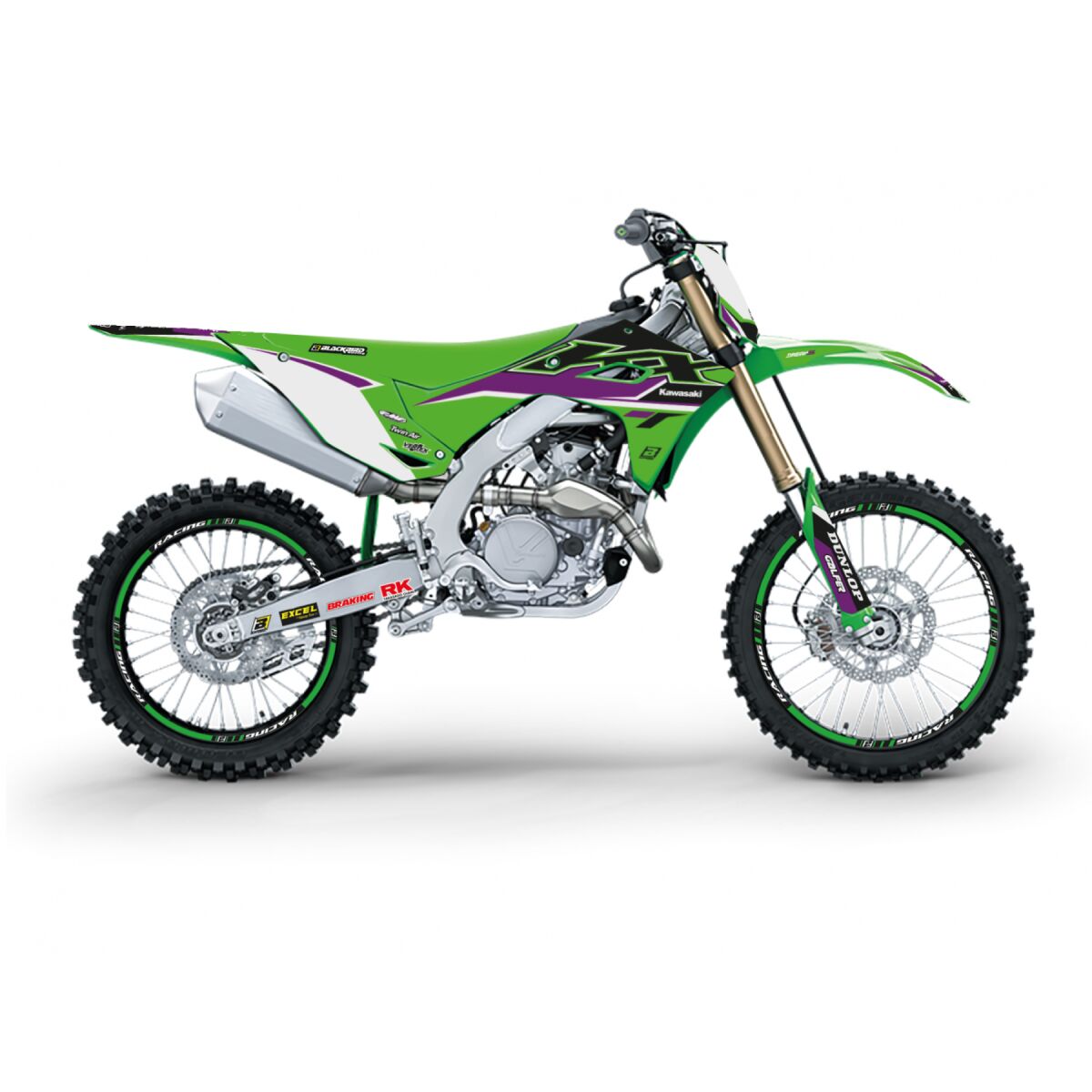 BLACKBIRD RACING GRAPHIC KIT DREAM 5 CHROME KX 2428ABCRO