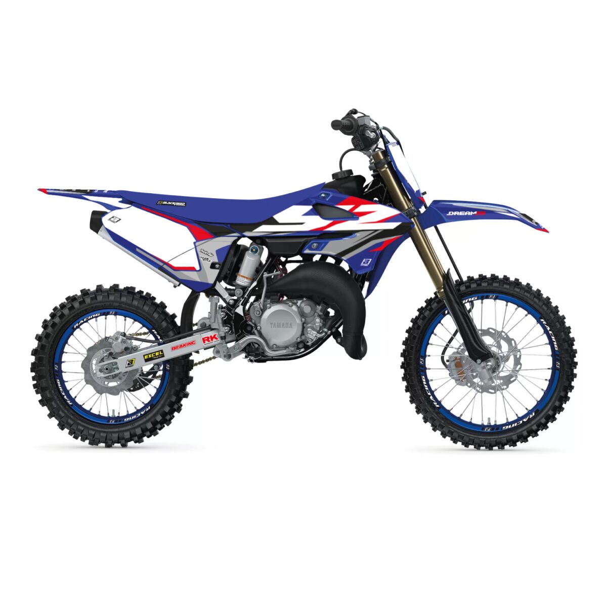 BLACKBIRD RACING GRAPHIC KIT DREAM 5 CHROME YZ8 2251ABCRO