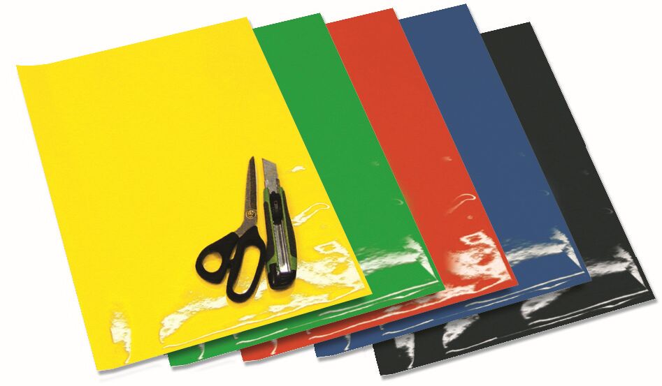 BLACKBIRD RACING COLOURED CRYSTALL SHEETS 47X33 CM 3PK CLEAR 5051/80