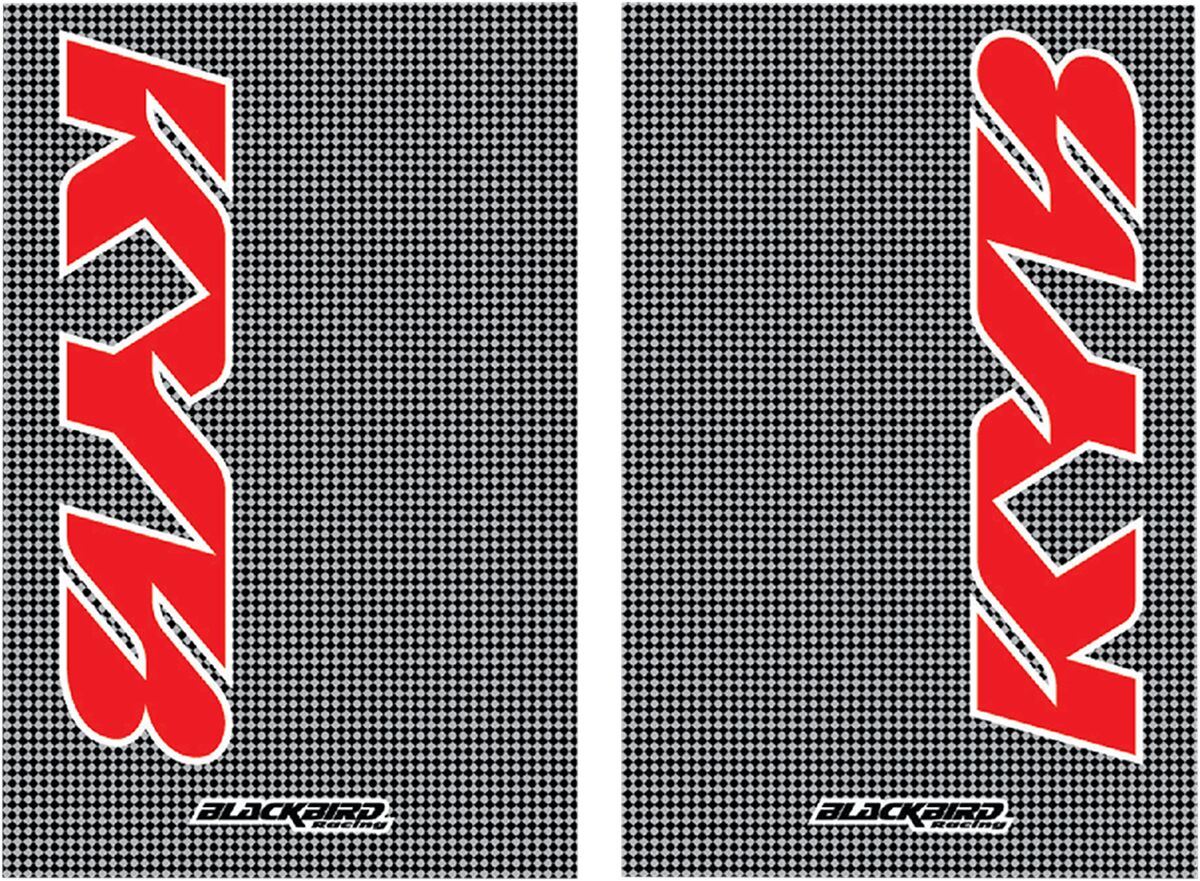 BLACKBIRD RACING FORK STICKERS KAYABA CARBON LOOK 2PK 5015K