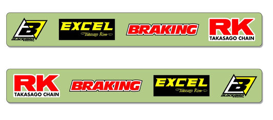 BLACKBIRD RACING SWINGARM STICKERS 5328N