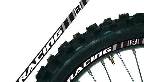 BLACKBIRD RACING RIM STICKER GREY 5081/20