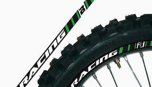 BLACKBIRD RACING RIM STICKER GREEN 5081/30