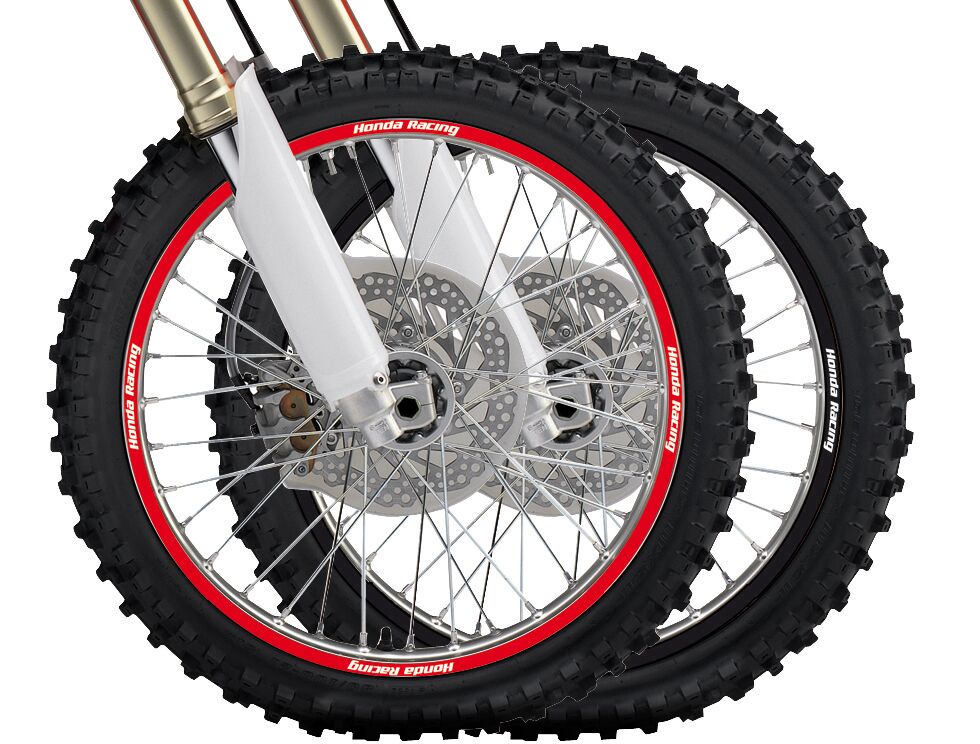 BLACKBIRD RACING RIM STICKER HONDA RACING BLACK 5068R/20