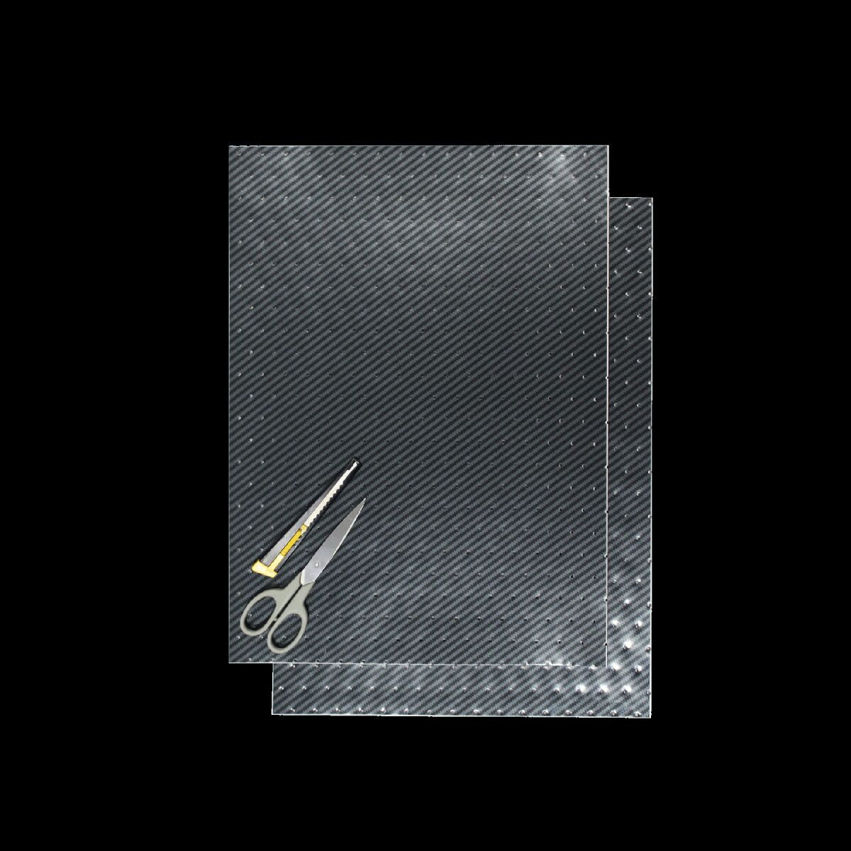 BLACKBIRD RACING STICKER SHEET CARBON 2PCS WITH 5004