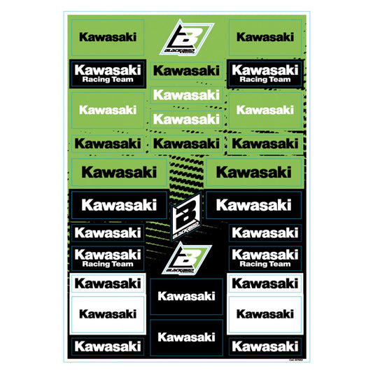 BLACKBIRD RACING DECAL LOGO SHEET KAWASAKI 5076KA