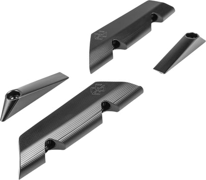 GILLES TOOLING WINGLET COVER KIT BLACK DUC. WLC-01-KIT-B