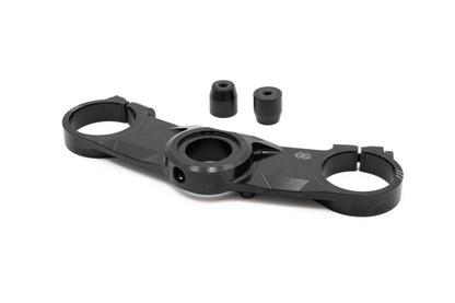 GILLES TOOLING UPPER TRIPLE CLAMP BLACK APR. FO-KS-0-03-SET-B