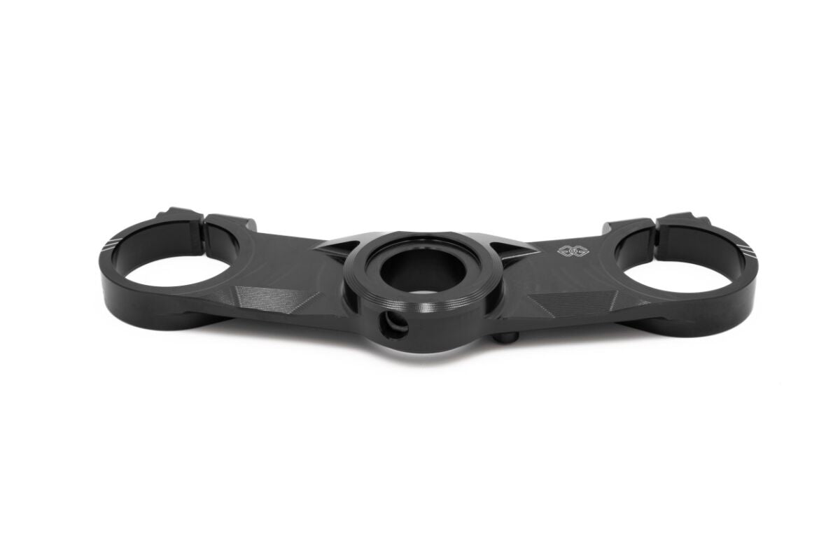 GILLES TOOLING UPPER TRIPLE CLAMP BLACK APR. FO-KS-0-03-SET-B