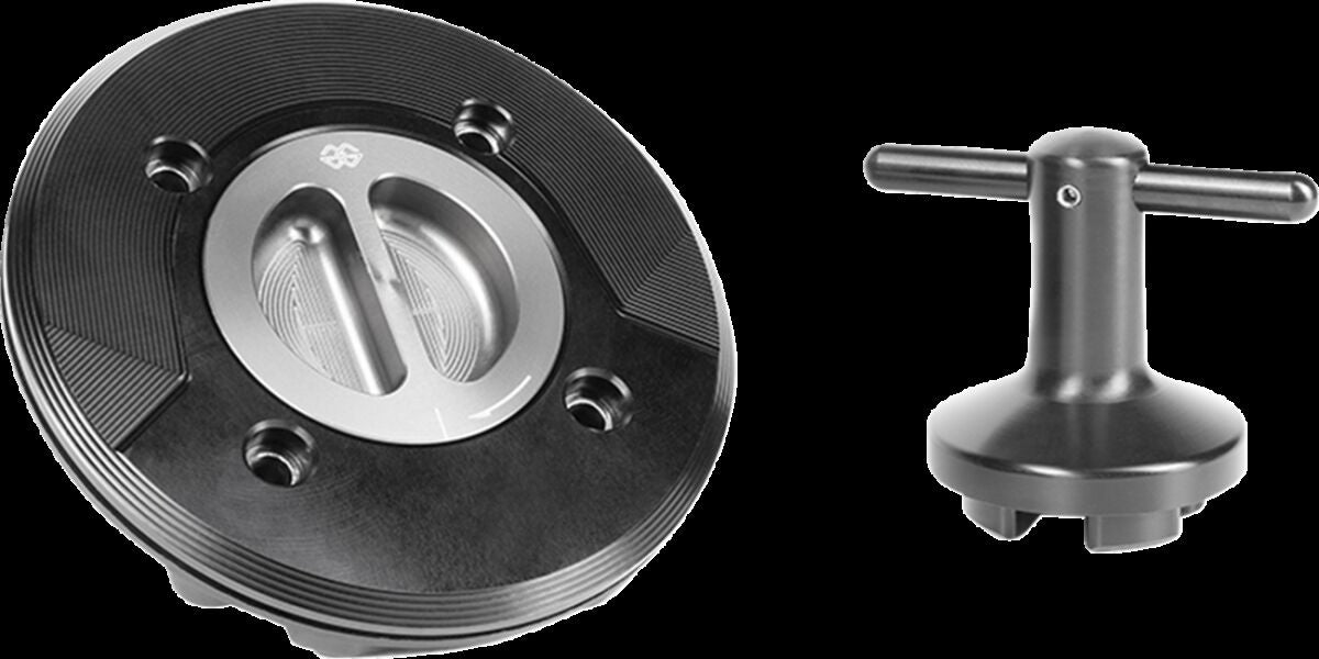 GILLES TOOLING CAP FUEL KAW4 BLK FCAP-04-B