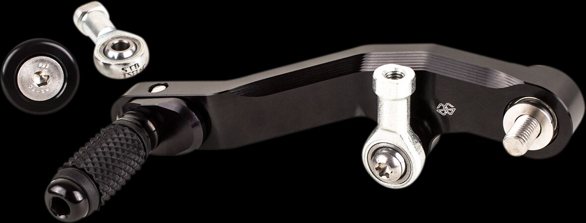 GILLES TOOLING GEAR LEVER KIT BLACK HONDA YAM RCT-Y06-S-KIT-B