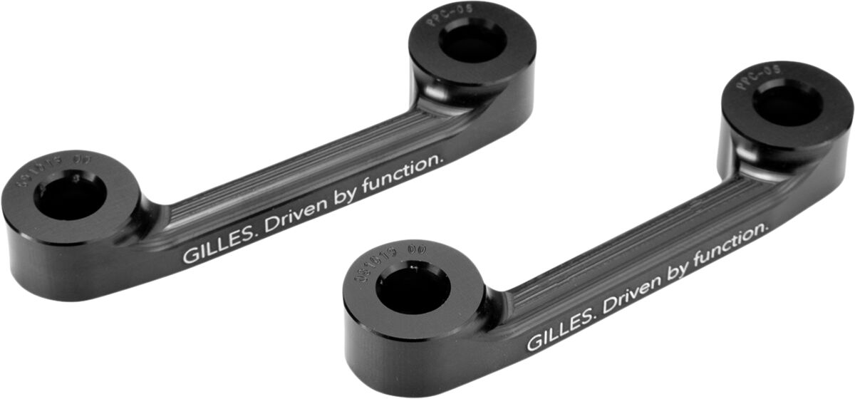 GILLES TOOLING PASSENGER PEG KIT BLACK DUC. PPC-08-KIT-B