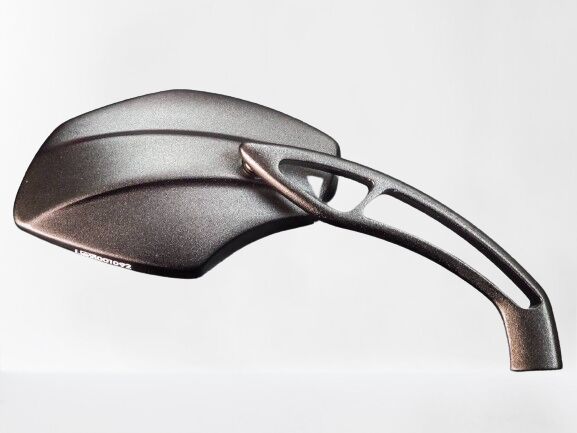 PARTS EUROPE CUSTOM REPLACEMENT MIRROR / ALUMINIUM / BLACK MATT 0115492112