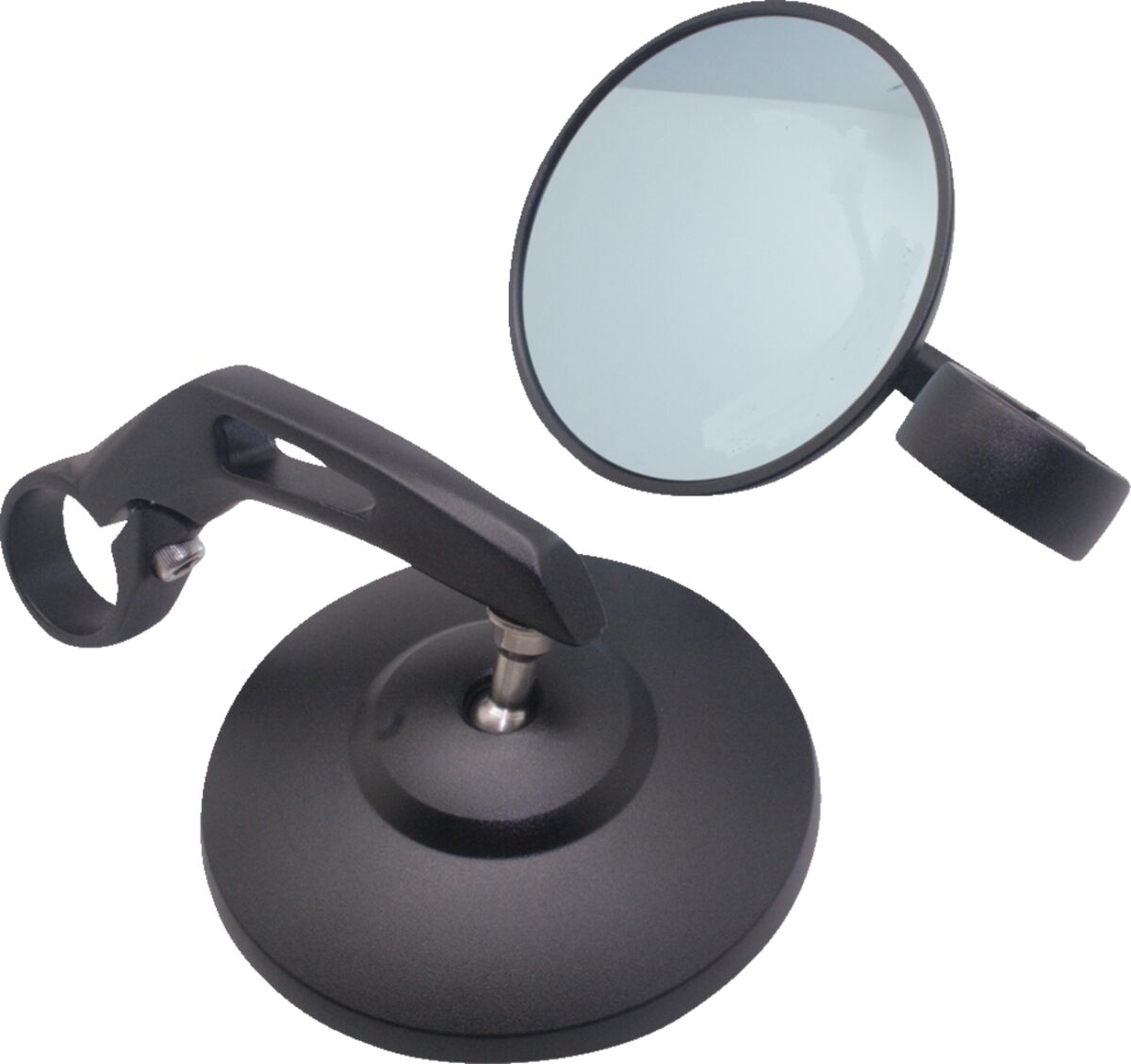 PARTS EUROPE BAR END MIRRORS ALU BLK 01283561