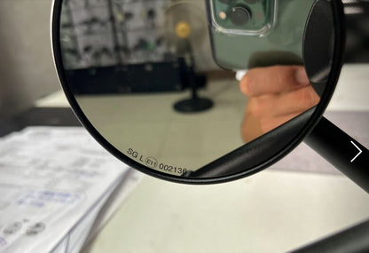 PARTS EUROPE ALU MIRROR PAIR UNIV BK 0131028