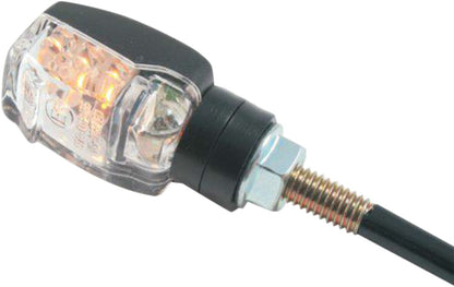 PARTS EUROPE LED CLEAR - LENS TURN SIGNAL / BLACK 01185651