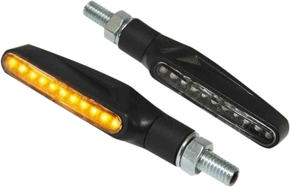 PARTS EUROPE LED CLEAR - LENS TURN SIGNAL / ABS / BLACK 011950411