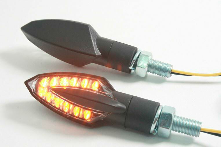 PARTS EUROPE LED SMOKE - LENS TURN SIGNAL / ABS / BLACK 01214201121