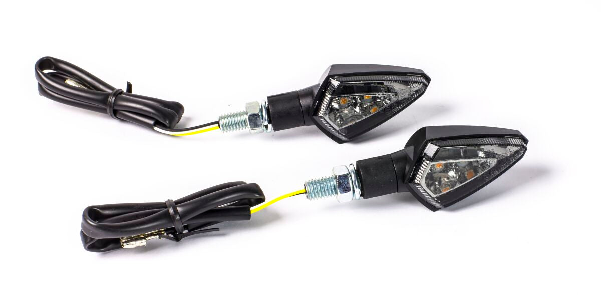 PARTS EUROPE LED SMOKE - LENS TURN SIGNAL / ABS / BLACK 012521221