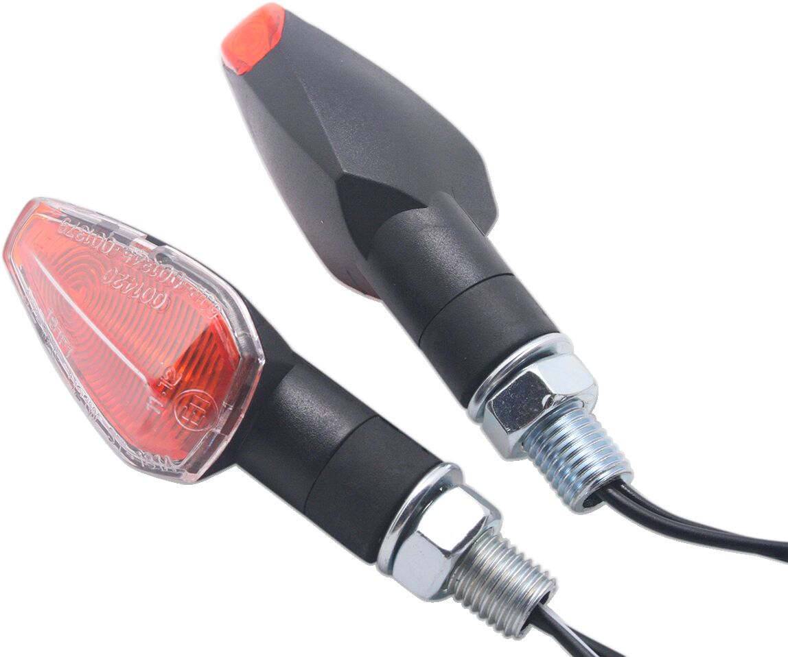 PARTS EUROPE CLEAR & AMBER - LENS TURN SIGNAL / ABS / BLACK 0115731112