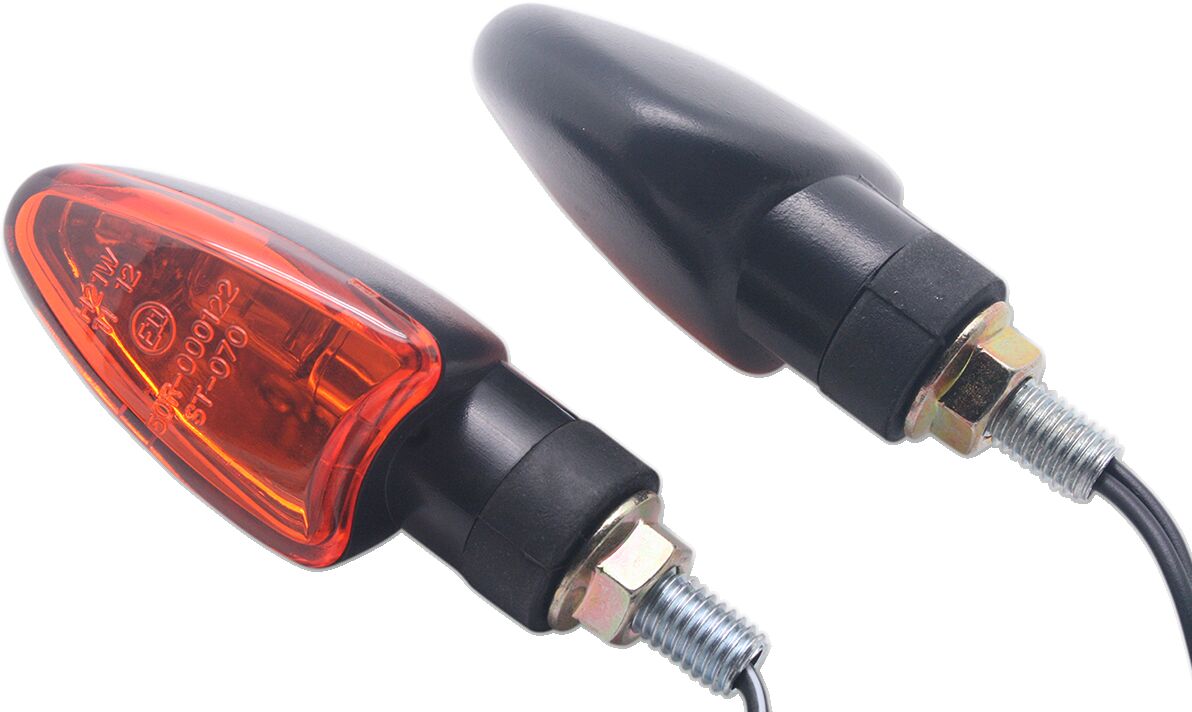PARTS EUROPE AMBER - LENS TURN SIGNAL / ABS / BLACK 0110488111