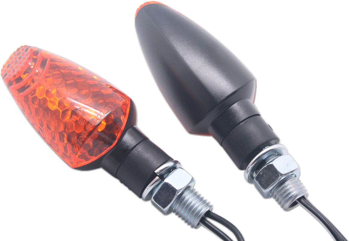 PARTS EUROPE AMBER - LENS TURN SIGNAL / ABS / BLACK 012142911