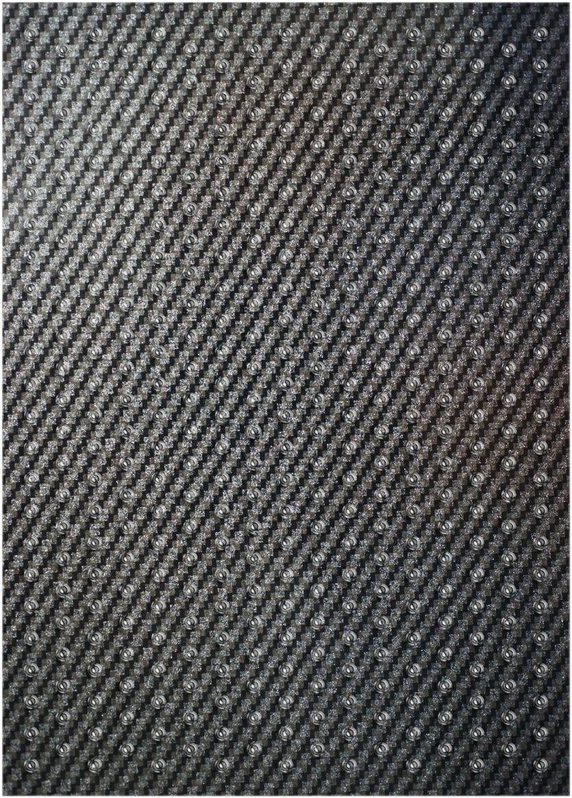 OneDesign CARBON SHEET BUBBLE 350x250MM BUMPS4P