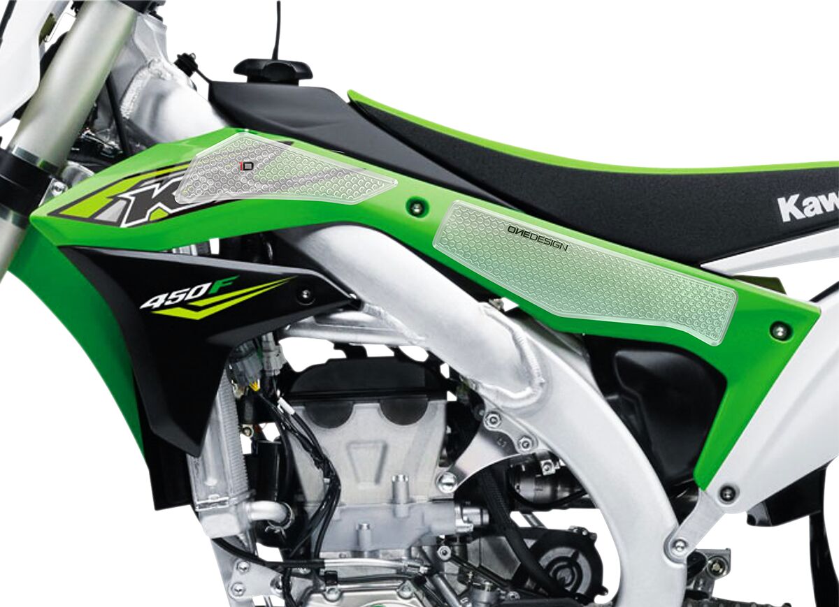 OneDesign SIDE TANKPAD KX450F CLR HDR1002A