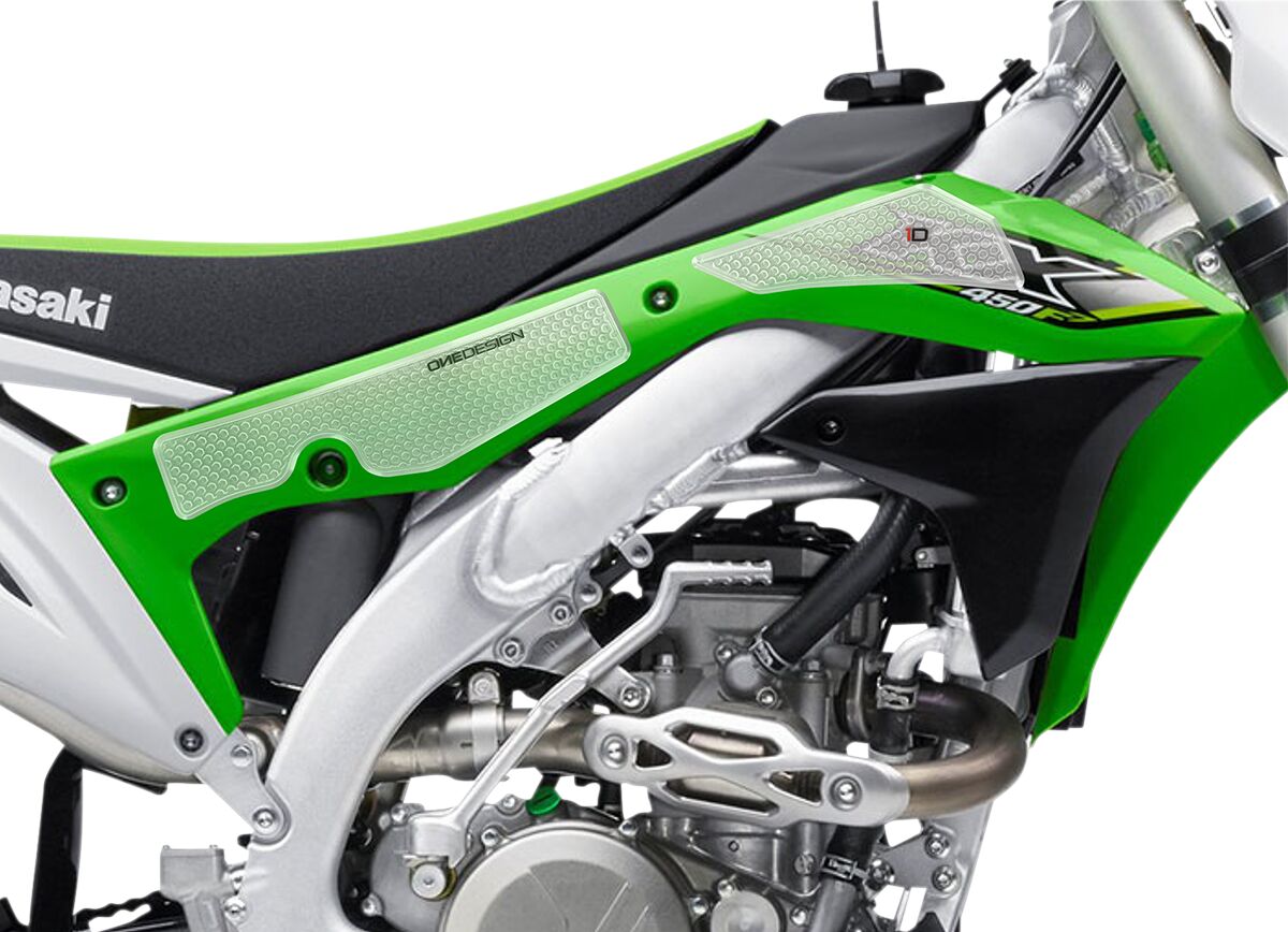 OneDesign SIDE TANKPAD KX450F CLR HDR1002A