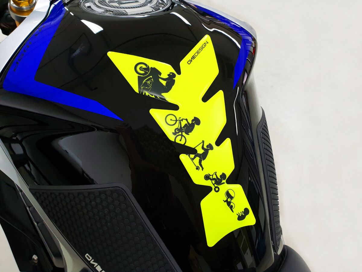 OneDesign TANKPAD MATT FLUO YELLOW CGMOON22P