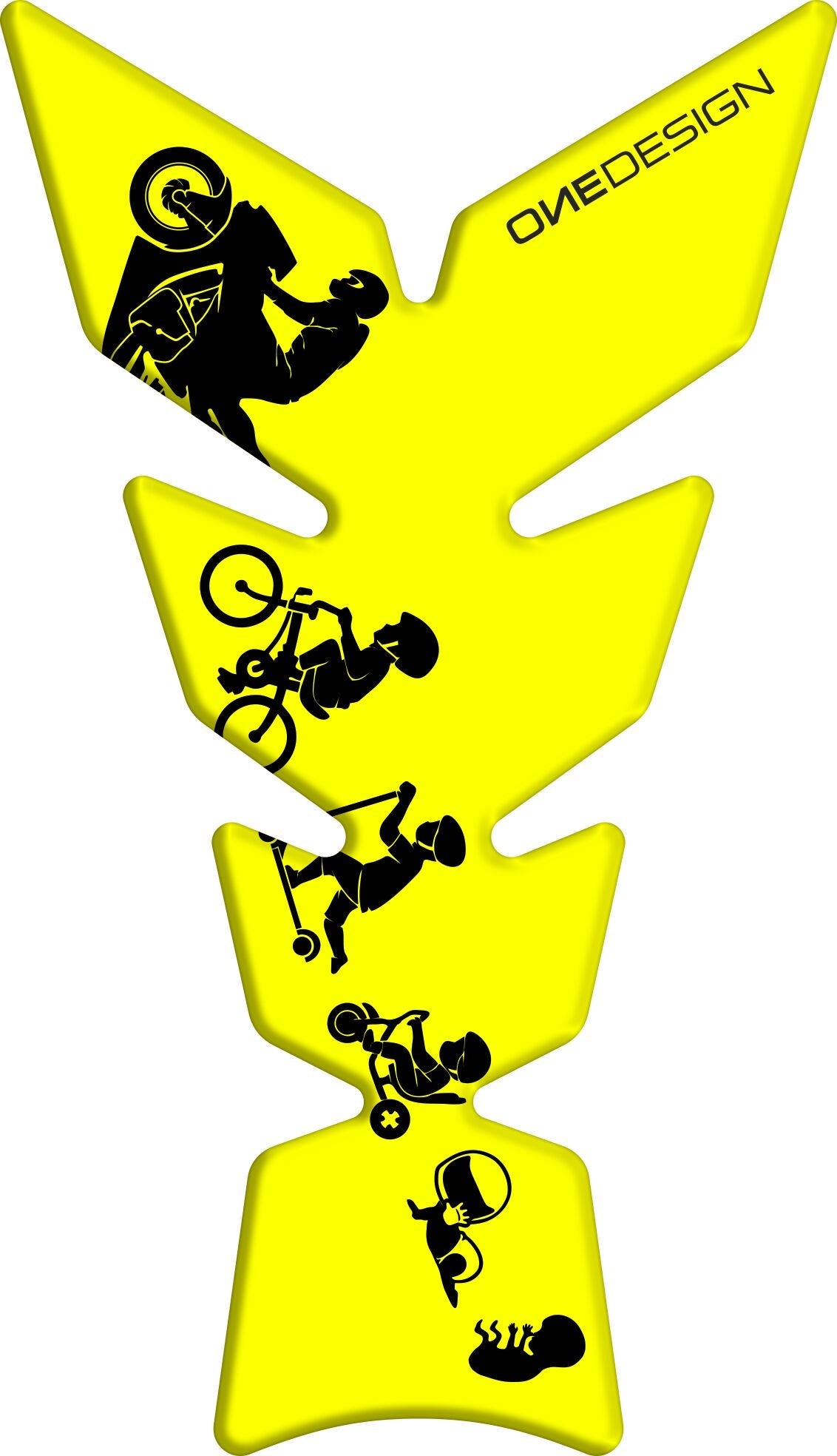 OneDesign TANKPAD MATT FLUO YELLOW CGMOON22P