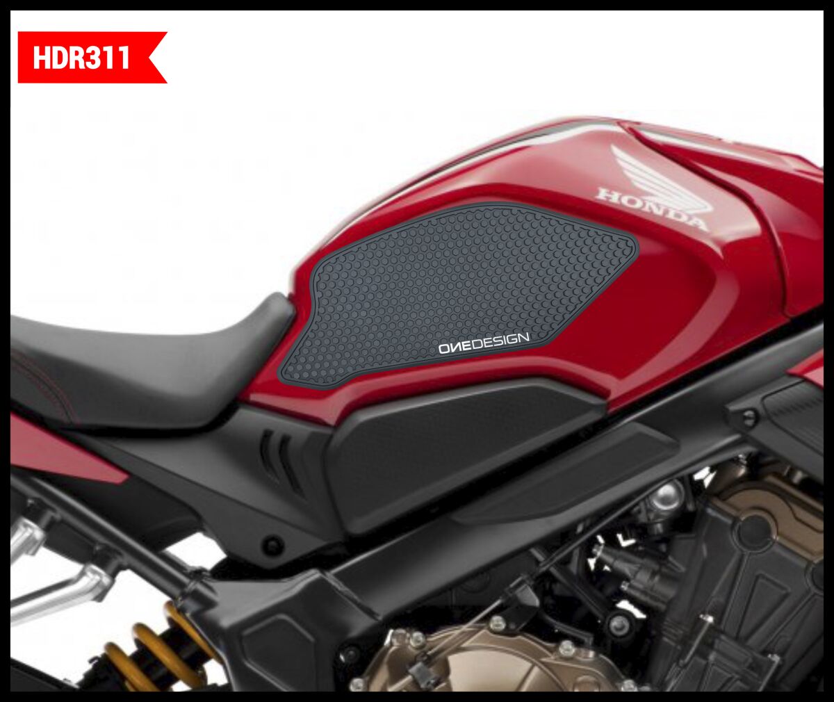 OneDesign TANK GRIP CBR650RR BK HDR311