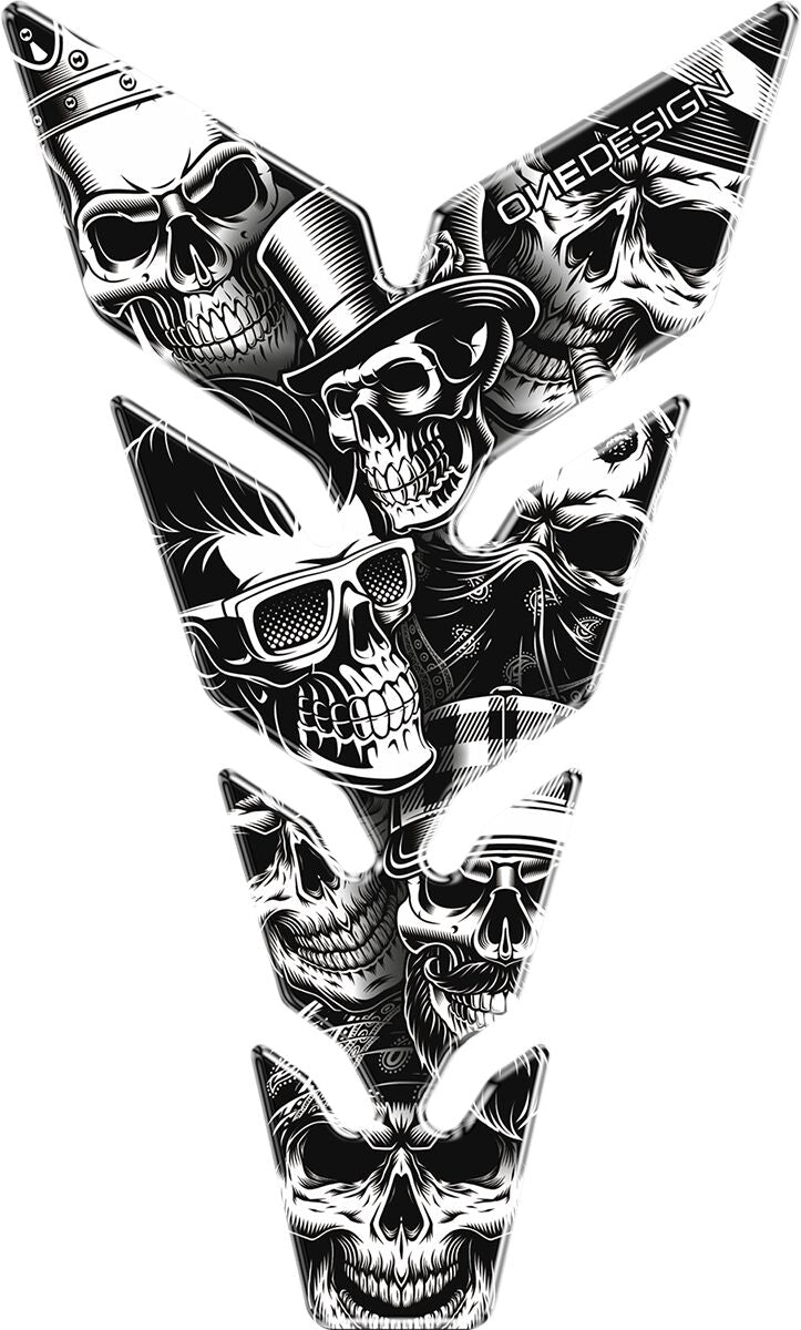 OneDesign TANKPAD MAX SKULLS1 PAD8P