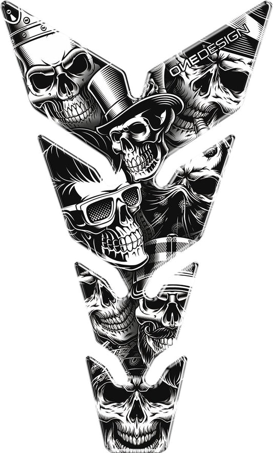 OneDesign TANKPAD MAX SKULLS1 PAD8P