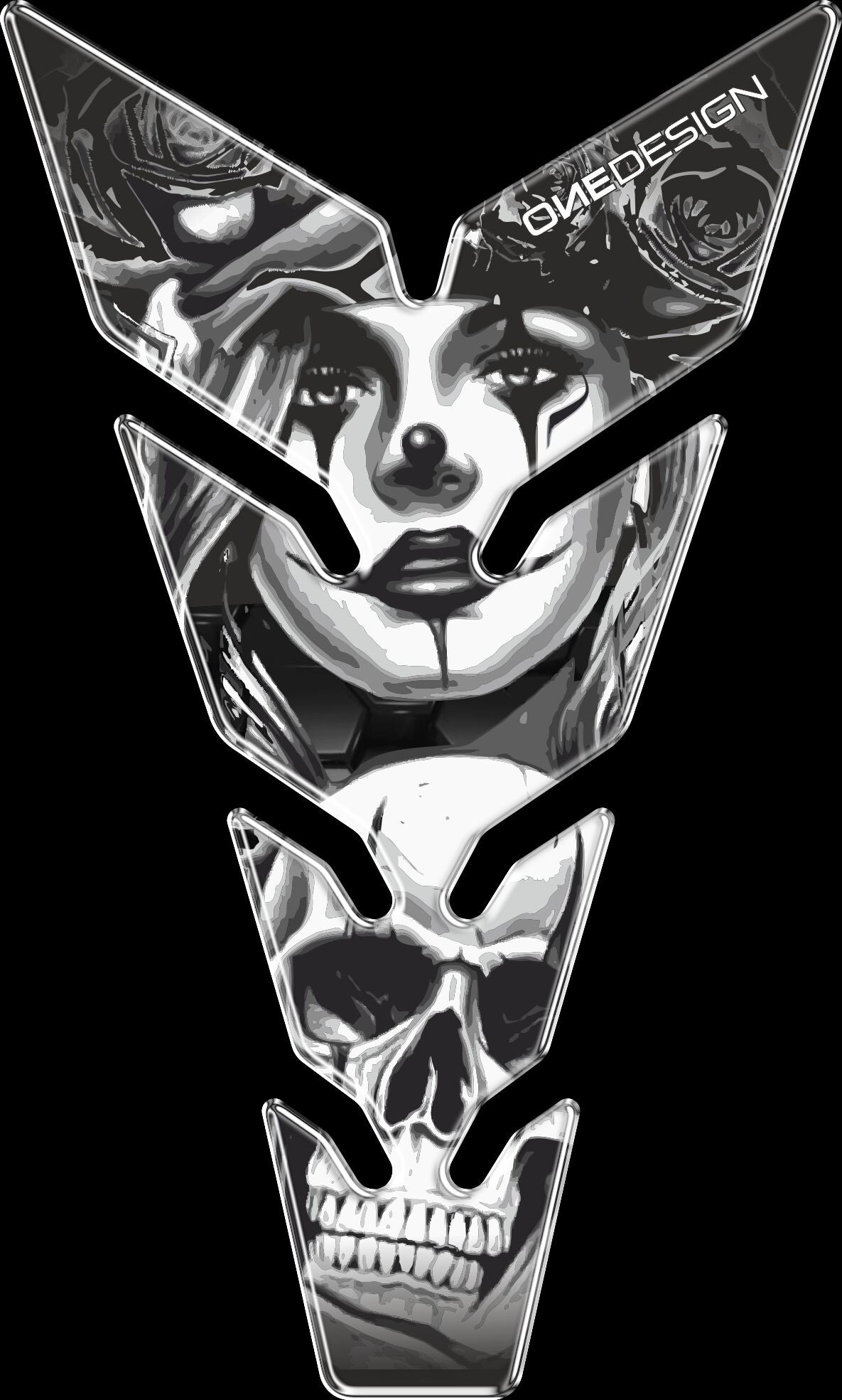OneDesign TANK PAD MAX WOMAN W/ SKULL PAD13P