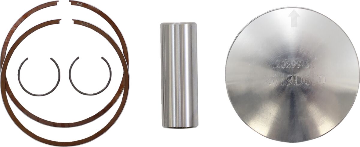 WOSSNER PISTON KIT FORGED STEEL PERFORMANCE REPLACEMENT / HONDA / SIZE +0,50 8019D050