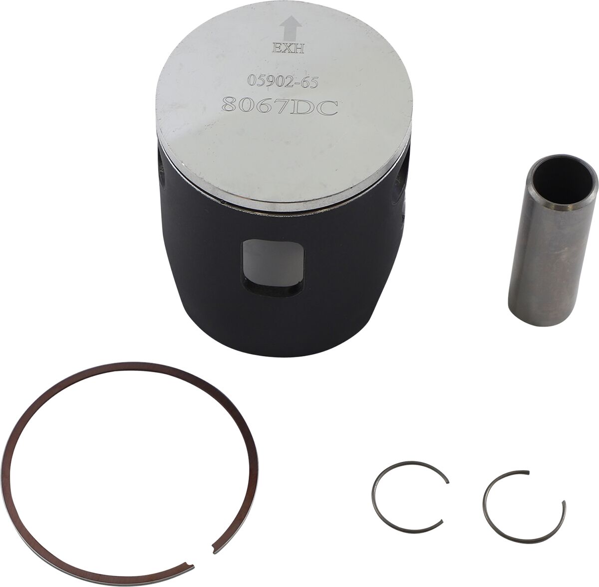 WOSSNER PISTON KIT FORGED STEEL PERFORMANCE REPLACEMENT / HONDA / SIZE +0,02 8067DC