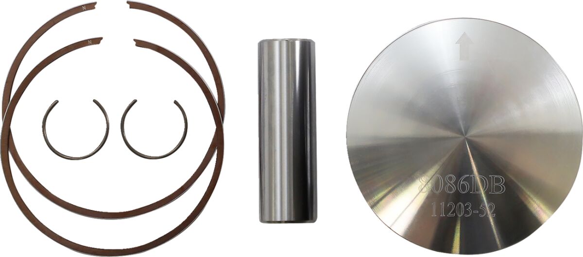WOSSNER PISTON KIT FORGED STEEL PERFORMANCE REPLACEMENT / SUZUKI / SIZE +0,01 8086DB