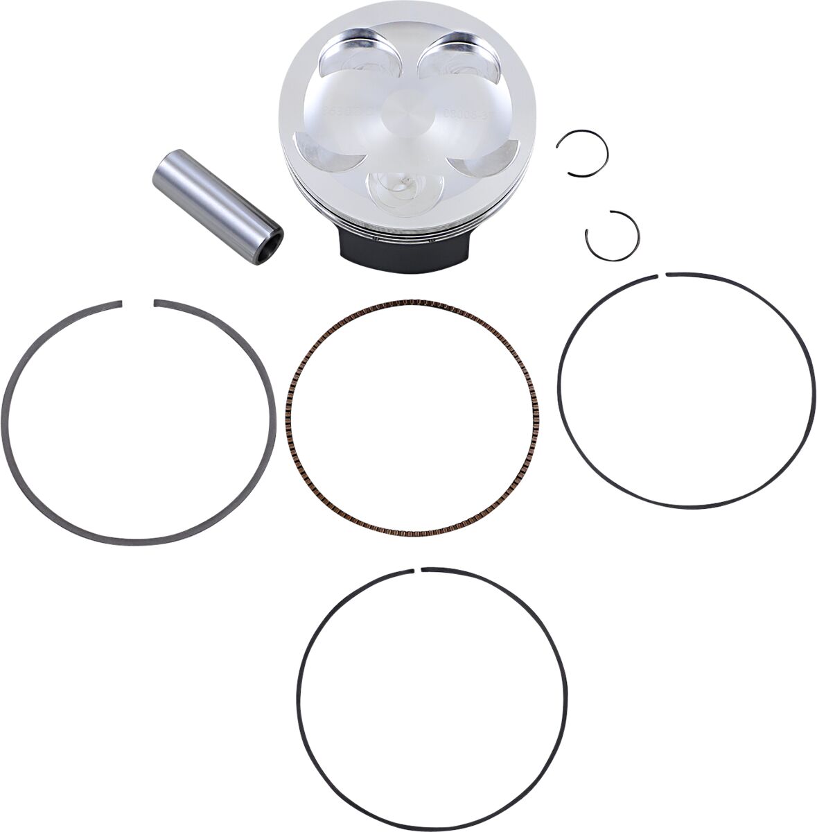 WOSSNER PISTON KIT FORGED STEEL PERFORMANCE REPLACEMENT / GASGAS / YAMAHA / SIZE +0,02 8630DC