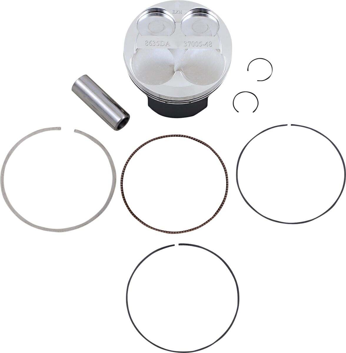 WOSSNER PISTON KIT FORGED STEEL OEM REPLACEMENT / KAWASAKI / SIZE STANDARD 8635DA