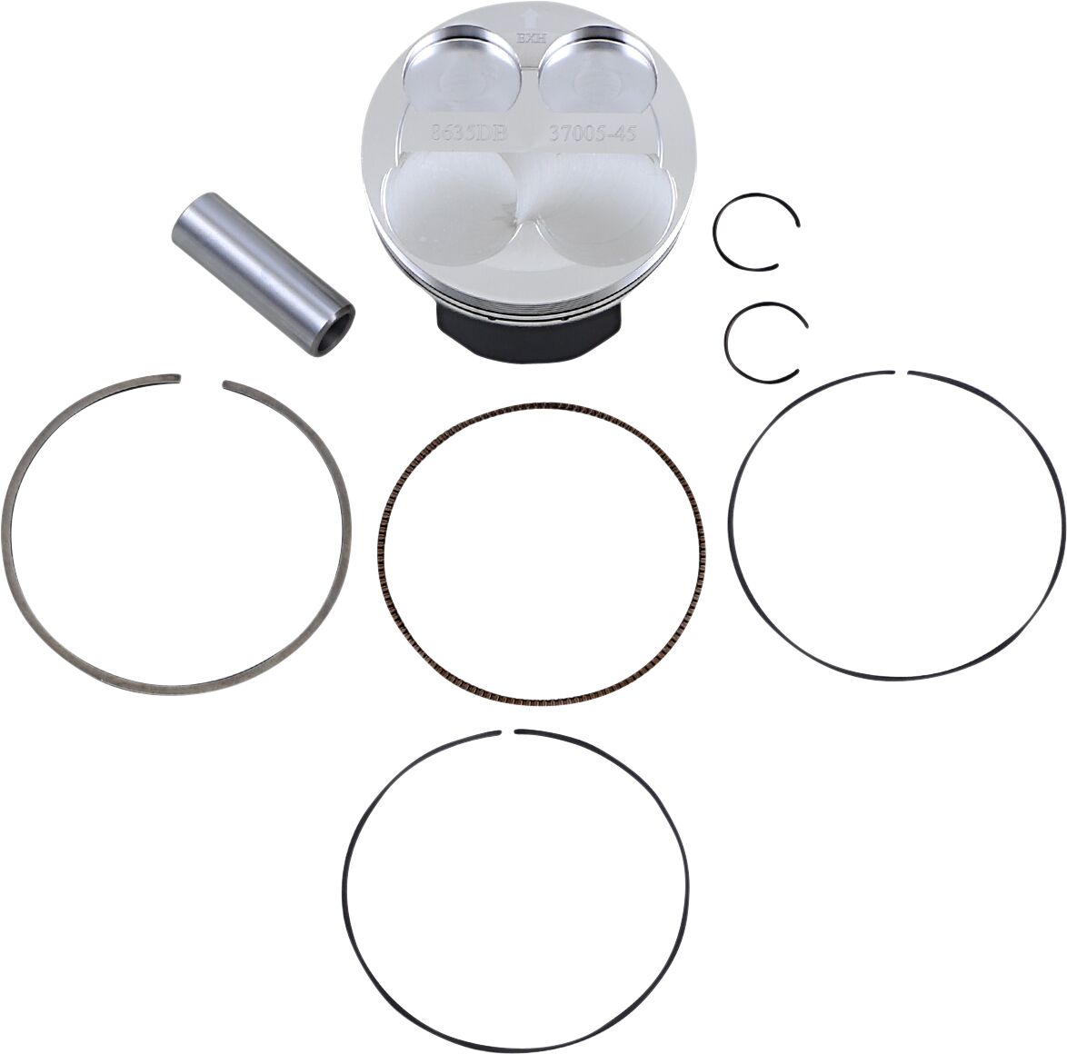 WOSSNER PISTON KIT FORGED STEEL PERFORMANCE REPLACEMENT / KAWASAKI / SIZE +0,01 8635DB